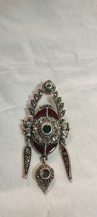 Zonder minimumprijs - Sieraden appliqué Zilver - Hanger van