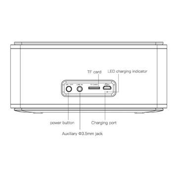 Bluetooth 4.0 Soundbox Draadloze Luidspreker Externe, Audio, Tv en Foto, Luidsprekerboxen, Verzenden, Nieuw