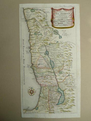 Israël - Libanon / Gaza; Stumpf - Tabula terrae promissae -