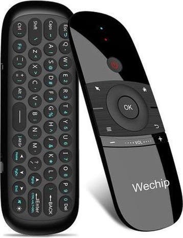 Retourdeal: Wechip W1 2.4G Air Mouse Draadloze toetsenbordaf, Ophalen of Verzenden
