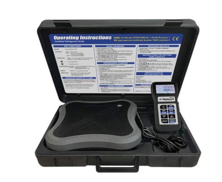 Mastercool Black Series weegschaal max. 110 kg, Autos : Pièces & Accessoires, Climatisation & Chauffage, Envoi