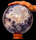 Sphère géante en améthyste quartzite violette - 13,1 kg -