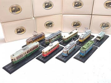 Atlas H0 - Tramway miniature (9) - 9 modèles de tramway, Hobby en Vrije tijd, Nieuw