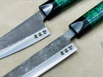 Keukenmes - Chefs knife - Professionele Japanse D2-staal, Antiek en Kunst, Antiek | Keukengerei