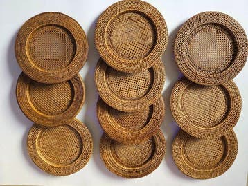 Flamant - Onderbord (11) - Togo - Rattan - Met Dienblad