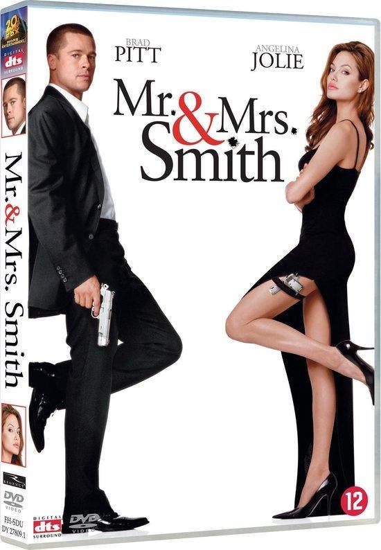 Mr. and Mrs. Smith (dvd tweedehands film), CD & DVD, DVD | Action, Enlèvement ou Envoi