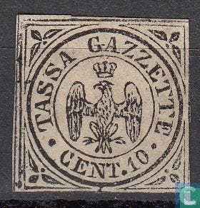 Italiaanse staten - Modena - Krantenzegel - 1869, Verzenden