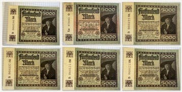 Allemagne. - 50 Banknotes Mark - 1922 (Sans prix de réserve), Timbres & Monnaies, Billets de banque | Europe | Billets non-euro
