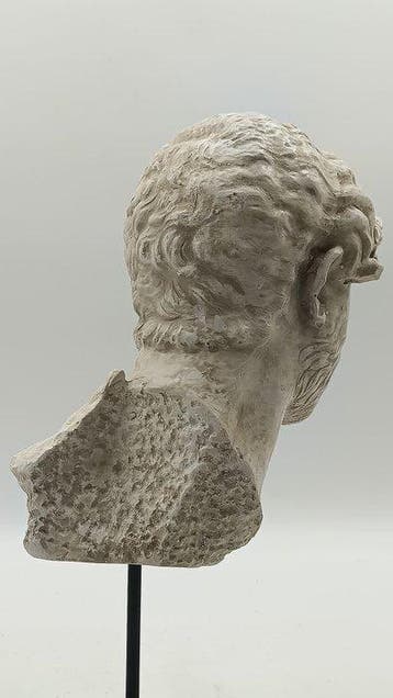 sculptuur, Adriano - 38 cm - marmerpoeder