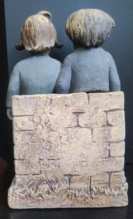 Bernard Bloch - Sculpture, Max & Moritz - 24 cm - Faïence -, Antiek en Kunst, Antiek | Glaswerk en Kristal