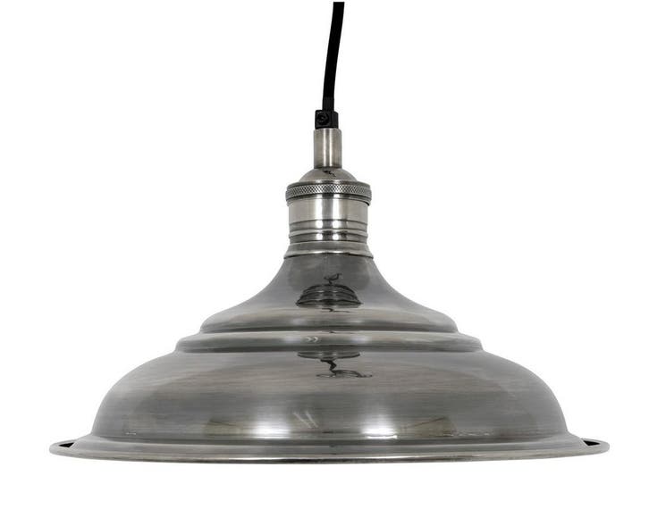 hanglampen Messing Hanglamp Ducasse L Antiek Zilver, Huis en Inrichting, Lampen | Hanglampen, Verzenden