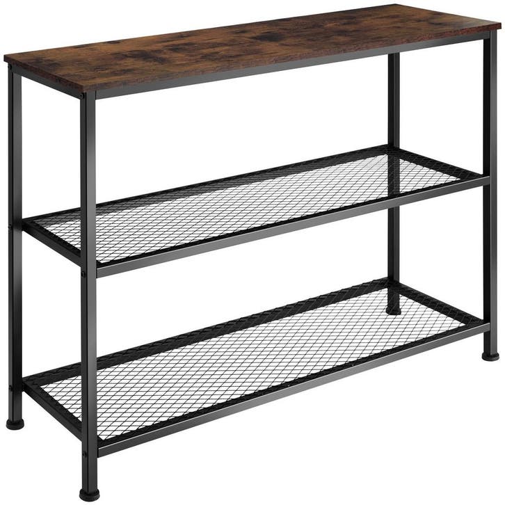 tectake Consoletafel Bristol 100x30x81cm - Industrieel hout, Maison & Meubles, Tables | Tables d'appoint, Envoi