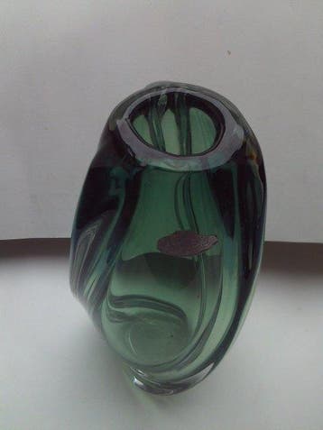 Val Saint Lambert - Vase - Cristal - Cristal Moulé