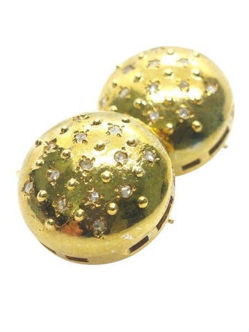 Zonder minimumprijs - Oorbellen - 9 kt. Zilver, Geel goud, Handtassen en Accessoires, Oorbellen, Nieuw