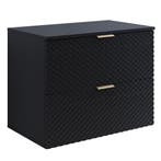 Wastafelkast Borneo 80 x 49 x 63 cm – Zwart Mat, Huis en Inrichting, Verzenden, Nieuw