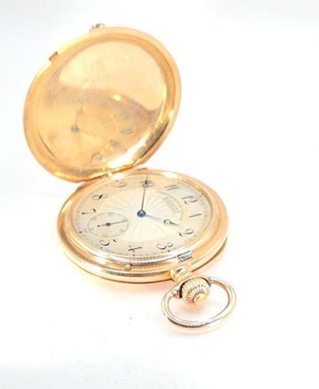 Uhrenfabrik Union Glashütte Sachsen - Rose Goldtaschenuhr, Nieuw