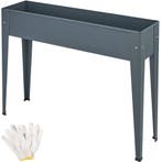 tectake Hoge plantenbak Calendula met afvoeropening 98,5x26x, Verzenden, Nieuw