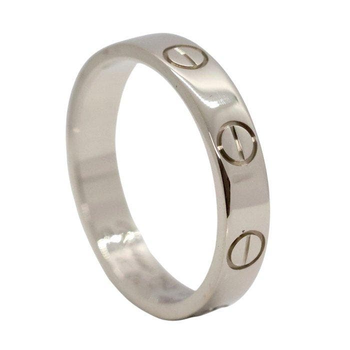 Cartier - Ring - LOVE small model - 18 karaat Witgoud, Handtassen en Accessoires, Ringen