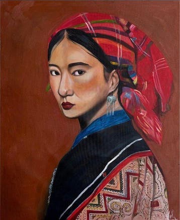 Hoàng Quoc Vinh (1981) - LÂme du Vietnam 100 80 cm