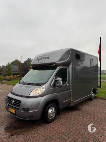 Prachtige Fiat Paardencamionette! Frisse APK!, Dieren en Toebehoren, Ophalen, Zo goed als nieuw, Polyester, 2-paards trailer
