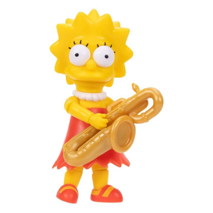 The Simpsons Action Figure Lisa with Sax 13 cm, Collections, Cinéma & Télévision, Enlèvement ou Envoi