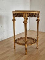 Bijzettafel - Hout, Marmer