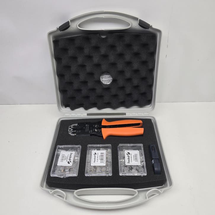 Radiall R280 Krimptang R280MOD396 Incl. Accessoires |, Bricolage & Construction, Outillage | Outillage à main, Enlèvement ou Envoi