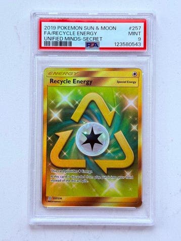 Pokémon - 1 Graded card - Recycle Energy 257/236 Full art,