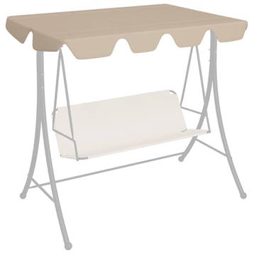 vidaXL Vervangingsluifel voor schommelbank 188/168x145/110, Verzenden, Nieuw