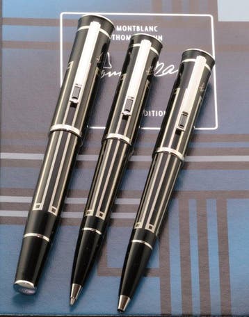 Montblanc - Writer Edition SET Thomas Mann FP/BP/MP - Vulpen, Nieuw