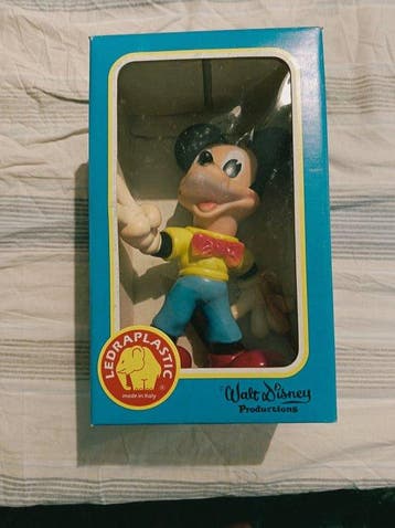 Ledraplastic - Speelgoedfiguurtjes Topolino (Mickey Mouse) -, Verzamelen, Nieuw