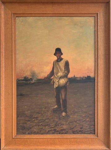 Constantin Meunier (1831-1905) - – The Sower (c.1879) –