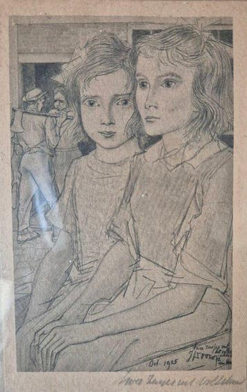 Jan Toorop (1858-1928) - Lithografie 2X en Boek, Antiquités & Art