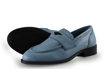 Sacha Loafers in maat 39 Blauw, Kleding | Dames, Overige typen, Sacha, Gedragen, Verzenden