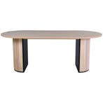 Rebellenclub Pokka Eetkamertafel - 200 X 90 Cm - Licht Eiken, Huis en Inrichting, Tafels | Eettafels, Verzenden, Zo goed als nieuw