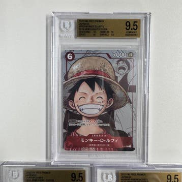 ONE PIECE - 3 Graded card - One Piece - D, Nieuw