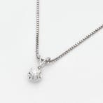 Balestra - Halsketting - 18 karaat Witgoud Diamant, Nieuw