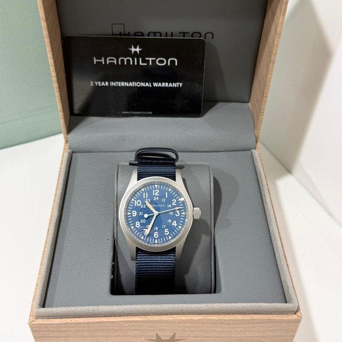 Hamilton - Khaki Field Mechanical - H69439940 - Heren -, Handtassen en Accessoires, Horloges | Heren