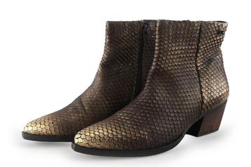Lazamani Enkellaarzen in maat 40 Goud, Kleding | Dames, Overige kleuren, Verzenden, Lage of Enkellaarzen, Lazamani