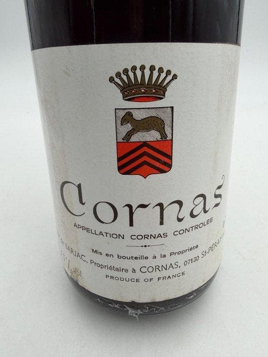 1985 Guy de Barjac, Cornas - Cornas Appellation Cornas, Verzamelen, Wijnen