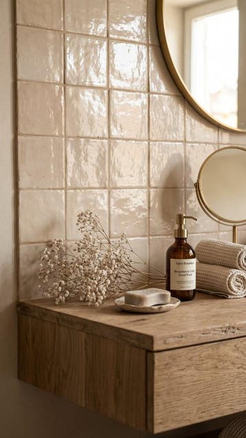 Wandtegel Imola Wow Friese Witjes Beige Handvorm Glans 15x15, Nieuw, Minder dan 20 cm, 10 m² of meer, Wandtegels