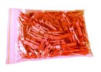 Set van 100 kleine wasknijpers van hout (35 mm, oranje), Verzenden, Nieuw