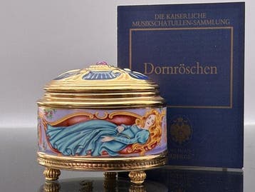 House of Faberge - Imperial 24 Karat Gold Plated Sleeping