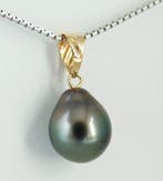 Sans prix de réserve - Pendentif - 18 carats Or jaune Perle, Bijoux, Sacs & Beauté