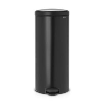 Brabantia NewIcon Prullenbak - 30 liter - Matt Black — nieuw, Verzenden