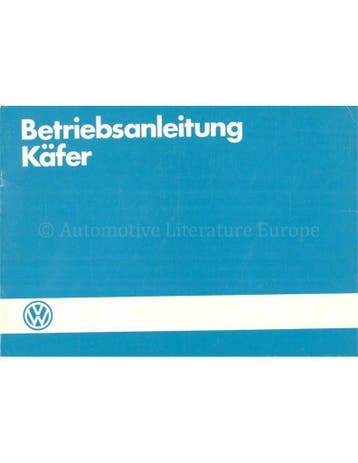 1985 VOLKSWAGEN KEVER INSTRUCTIEBOEKJE DUITS, Auto diversen, Handleidingen en Instructieboekjes