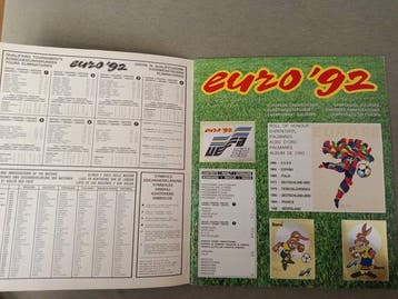 1992 Panini Euro 92 German edition - 1 Album complet - Light, Verzamelen, Nieuw