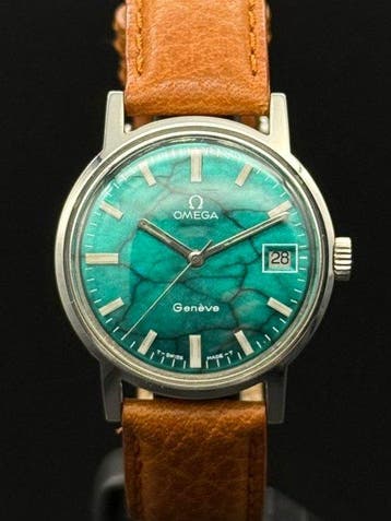 Omega - Geneve-Marble Tiffany-cal.613-Vintage Swiss, Nieuw