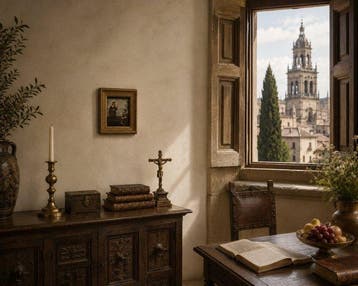 Escuela Barroca Española (XVII) - Santo y Pescador