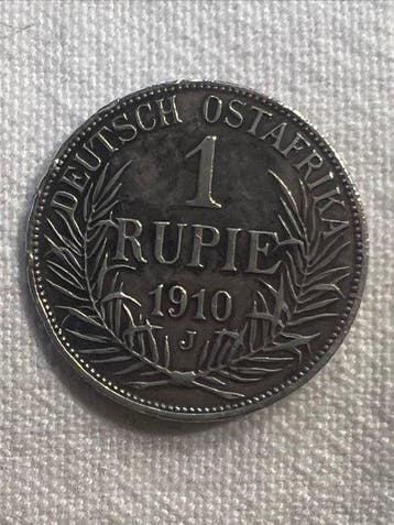 Afrique de lEst allemande. 1 Rupie 1910 (Sans prix de